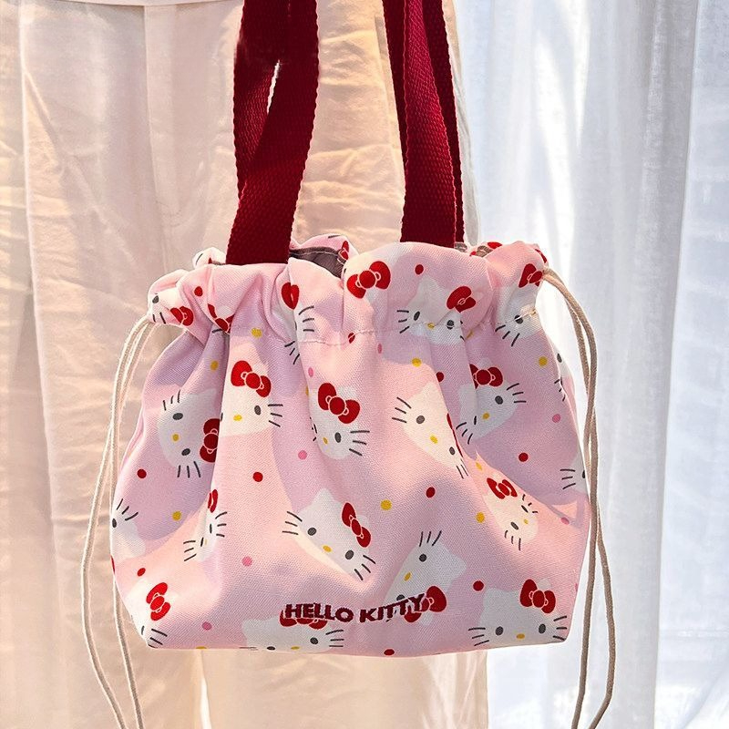 Kawaii Tech Accessories - Lancheira Térmica Reutilizável com Estampa Fofa