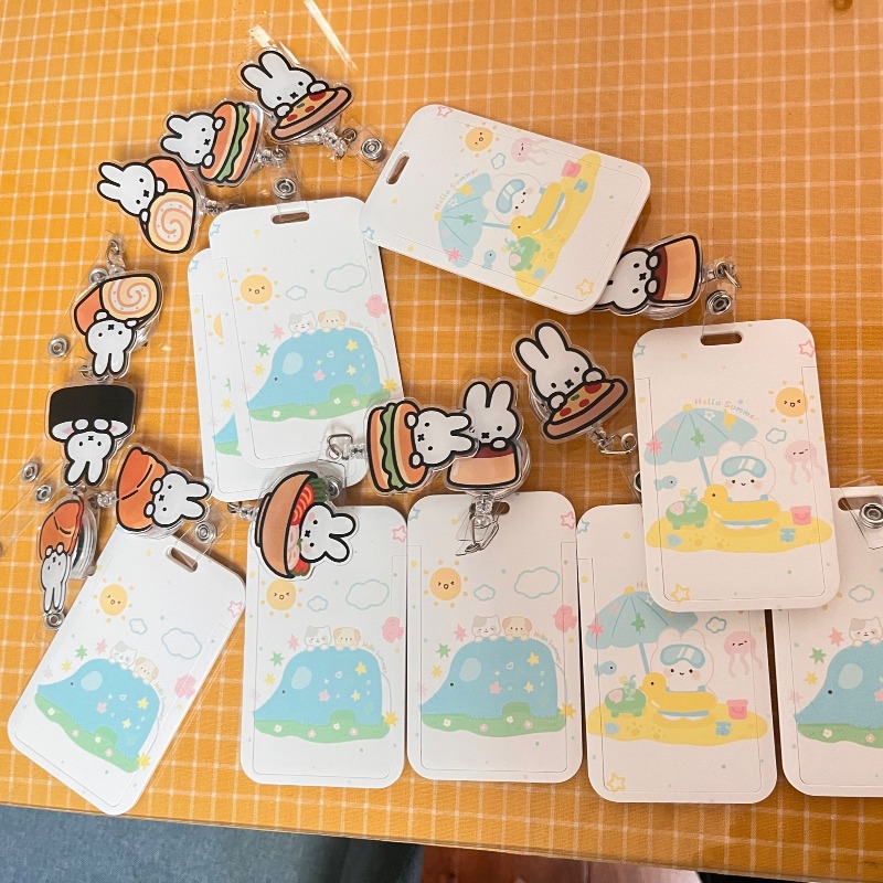 Porta-Crachá Retrátil Kawaii M - Kawaii Tech Accessories avaliação e preço