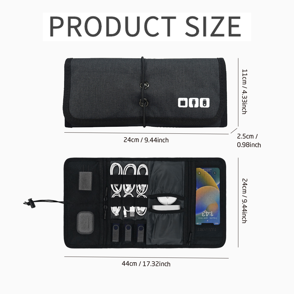 Bolsa Organizadora de Tecnolog - Tech Accessories Travel Organizer Pouch avaliação e preço